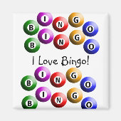 Bingo Player "I Love Bingo" Magneet (Voorkant)