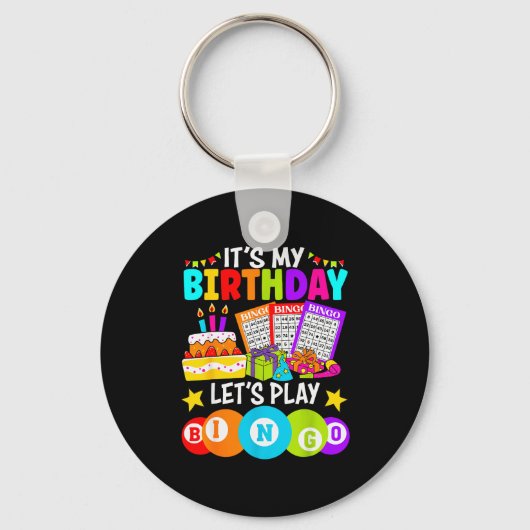 Bingo Player It's My Birthday Let's Play Bingo Xma Sleutelhanger (Voorkant)