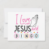 Bingo Player Jesus Faith Christelijk I Love Jesus (Achterkant)