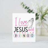 Bingo Player Jesus Faith Christelijk I Love Jesus (Staand voorkant)