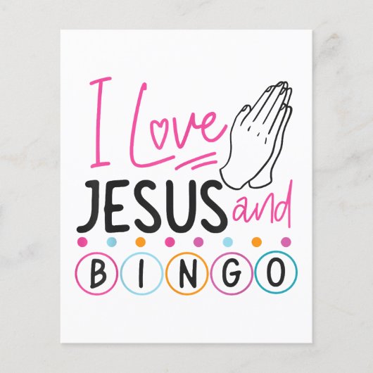 Bingo Player Jesus Faith Christelijk I Love Jesus (Voorkant)