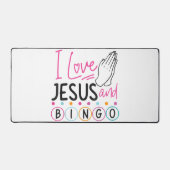 Bingo Player Jesus Faith Christelijk I Love Jesus Bureaumat (Voorkant)