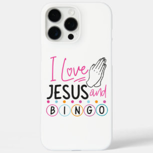 Bingo Player Jesus Faith Christelijk I Love Jesus iPhone 16 Pro Max Hoesje