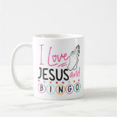 Bingo Player Jesus Faith Christelijk I Love Jesus Koffiemok (Links)