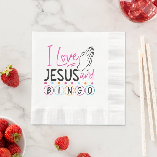 Bingo Player Jesus Faith Christelijk I Love Jesus Servet (Insitu)