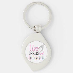 Bingo Player Jesus Faith Christelijk I Love Jesus Sleutelhanger