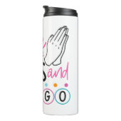 Bingo Player Jesus Faith Christelijk I Love Jesus Thermosbeker (Geroteerd rechts)