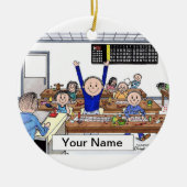 Bingo Player - Mannelijk Keramisch Ornament (Voorkant)