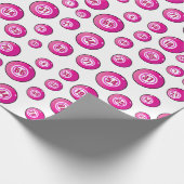 Bingo Player Roze Kogels Cadeaupapier (Hoek)