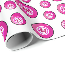 Bingo Player Roze Kogels Cadeaupapier