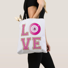 Bingo Player Voeg je Initiaal Schattige toe Tote Bag