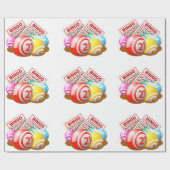 Bingo player's wrapping paper cadeaupapier (Vlak)