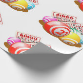 Bingo player's wrapping paper cadeaupapier (Hoek)
