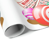 Bingo player's wrapping paper cadeaupapier (Rol Hoek)