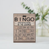 Bingo Post Cards Briefkaart (Staand voorkant)