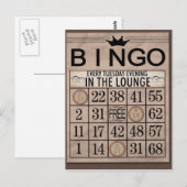 Bingo Post Cards Briefkaart (Voorkant / Achterkant)