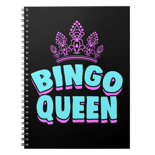 Bingo Queen Apparel Notitieboek (Voorkant)