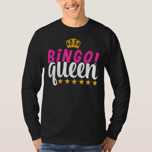Bingo Queen Bingo Player 1 T-shirt (Voorkant)