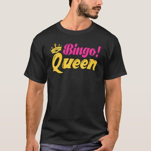 Bingo Queen Bingo Player T-shirt (Voorkant)