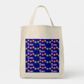 Bingo Queen Canvas tas (Achterkant)