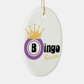 Bingo Queen Keramisch Ornament (Rechts)