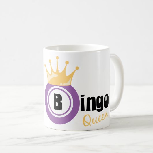 Bingo Queen Koffiemok (Voorkant rechts)