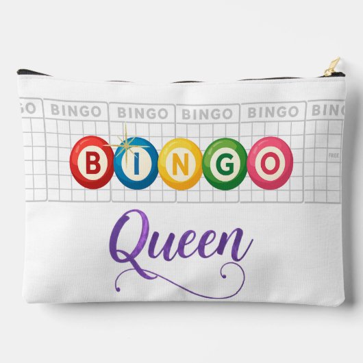 Bingo Queen Makeup Tote Bag Etui (Achterkant)