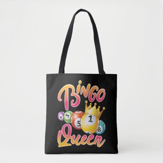 Bingo Queen Player Vrouwen Tote Bag (Voorkant)