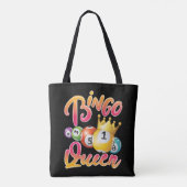 Bingo Queen Player Vrouwen Tote Bag (Achterkant)