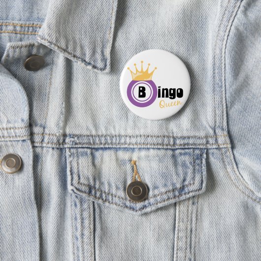 Bingo Queen Ronde Button 5,7 Cm (In situ)