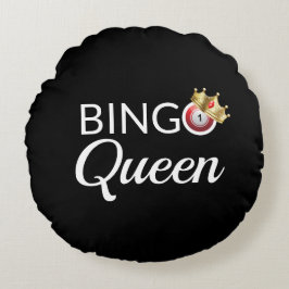 Bingo Queen Round Pillow Rond Kussen