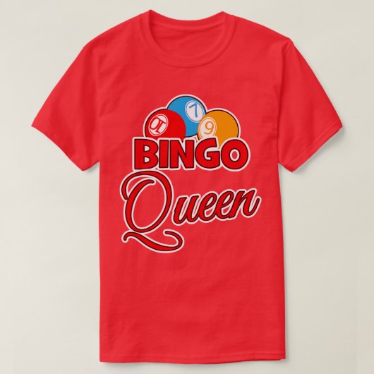 Bingo Queen T-shirt (Design voorkant)