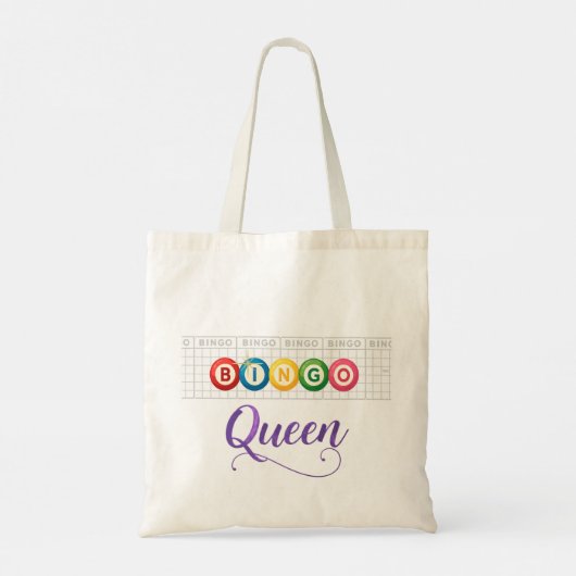 Bingo Queen Tote Bag (Achterkant)