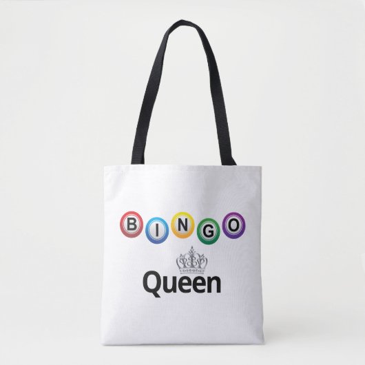 Bingo Queen Tote Bag (Voorkant)