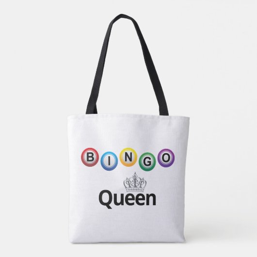 Bingo Queen Tote Bag (Achterkant)