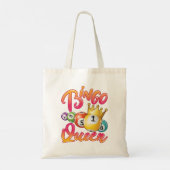 Bingo Queen Women Player Game Tote Bag (Achterkant)
