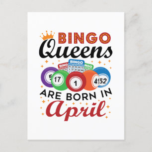 Bingo Queens wordt geboren in april Briefkaart