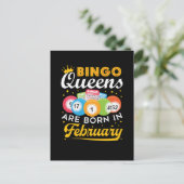 Bingo Queens wordt geboren in februari 2010 Briefkaart (Staand voorkant)