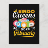 Bingo Queens wordt geboren in februari 2010 Briefkaart (Voorkant)