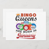 Bingo Queens wordt geboren in januari 2010 Kaart (Voorkant / Achterkant)