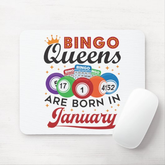 Bingo Queens wordt geboren in januari 2010 Muismat (Met muis)