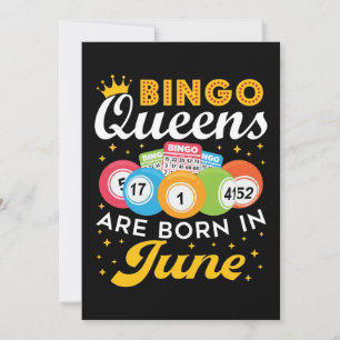 Bingo Queens wordt geboren in juni 2010 Feestdagenkaart