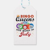 Bingo Queens wordt in juli geboren Cadeaulabel (Achterkant)