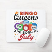 Bingo Queens wordt in juli geboren Muismat (Met muis)