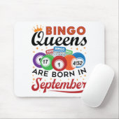 Bingo Queens wordt in september geboren Muismat (Met muis)