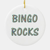 bingo rocks keramisch ornament (Achterkant)