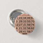 BINGO RONDE BUTTON 3,2 CM (Voorkant /achterkant)