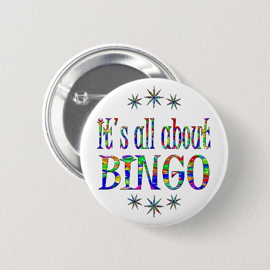 BINGO RONDE BUTTON 5,7 CM (Voorkant /achterkant)