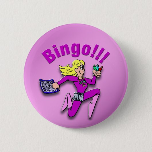 Bingo! Ronde Button 5,7 Cm (Voorkant)
