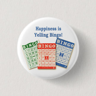 Bingo ronde knop button 3,2 cm